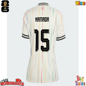 Japan Daichi Kamada #15 Replica Away Stadium Shirt for Women World Cup 2026 Short Sleeve